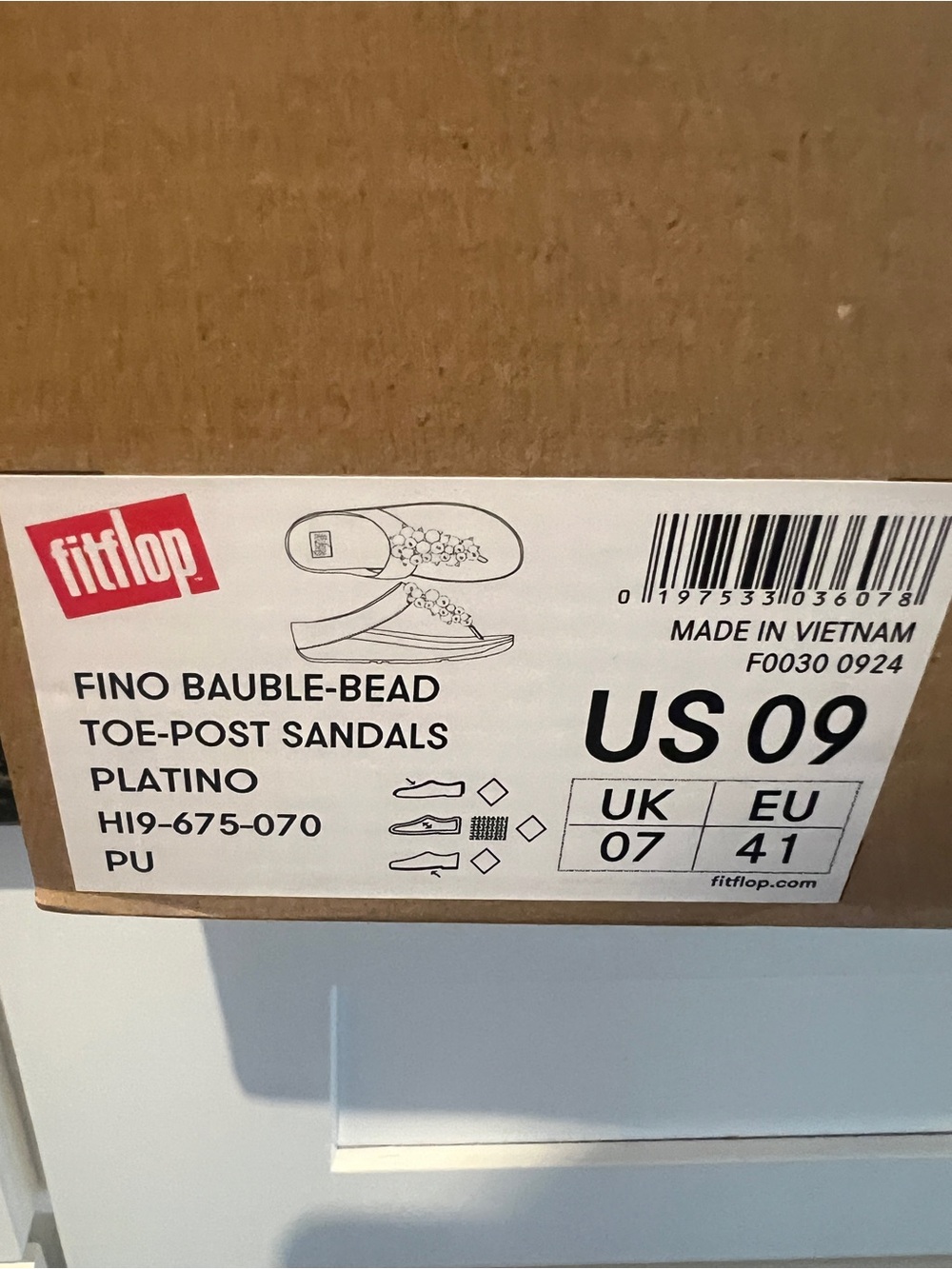 Women's Size 9 Fino Bead Cluster Toe Post Slip-On Sandals - Picture 8 of 8
